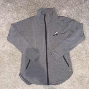 OGIO Heather Gray Philadelphia Eagles Full-Zip Jacket